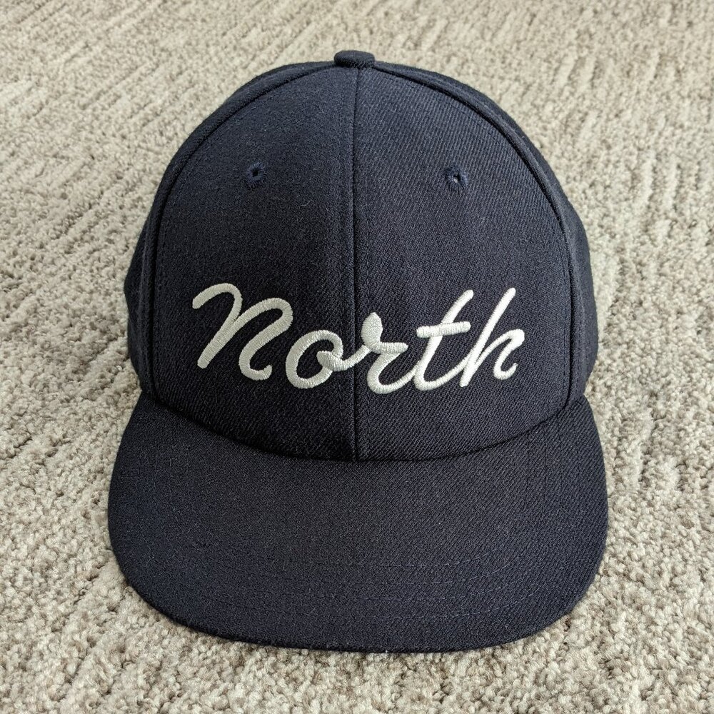 Rare Askov Finlayson Blue Wool North Snapback Hat